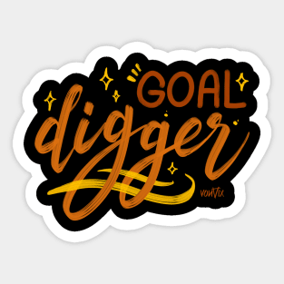 Goal Digger Sticker